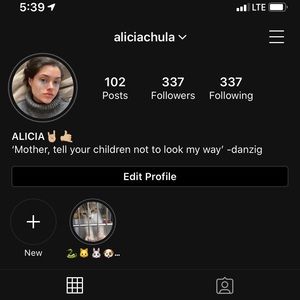 follow me on instagram @ aliciachula